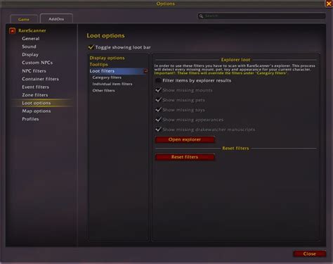 loot rar|RareScanner .